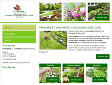 Tablet Screenshot of jardinerie-47.com